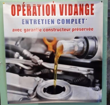 Entretien vidange automobile